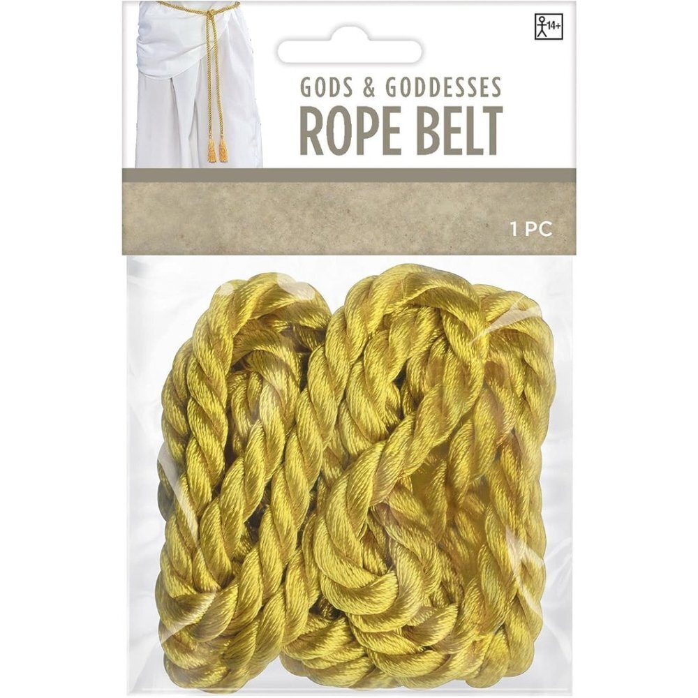 Amscan Gold Rope Belt Gods & Goddesses Costume Accessory